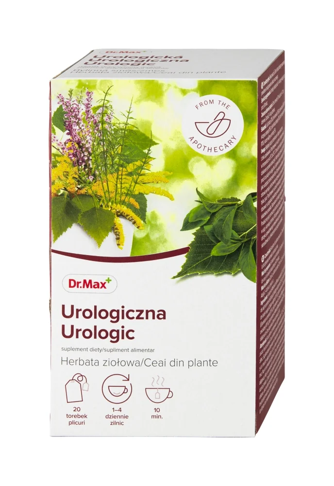 Dr. Max Urologická bylinná zmes 1×30 g, nálevové vrecúška, 20×1,5 g