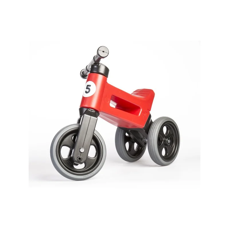 Teddies Odrážadlo FUNNY WHEELS Rider Šport červené 2v1, výška sedla 28 / 30cm nosnosť 25kg 18m + v sáčku 