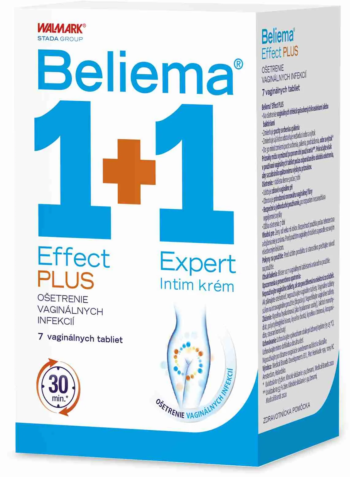 Beliema Effect PLUS 7tbl + Expert Intim krém 30ml