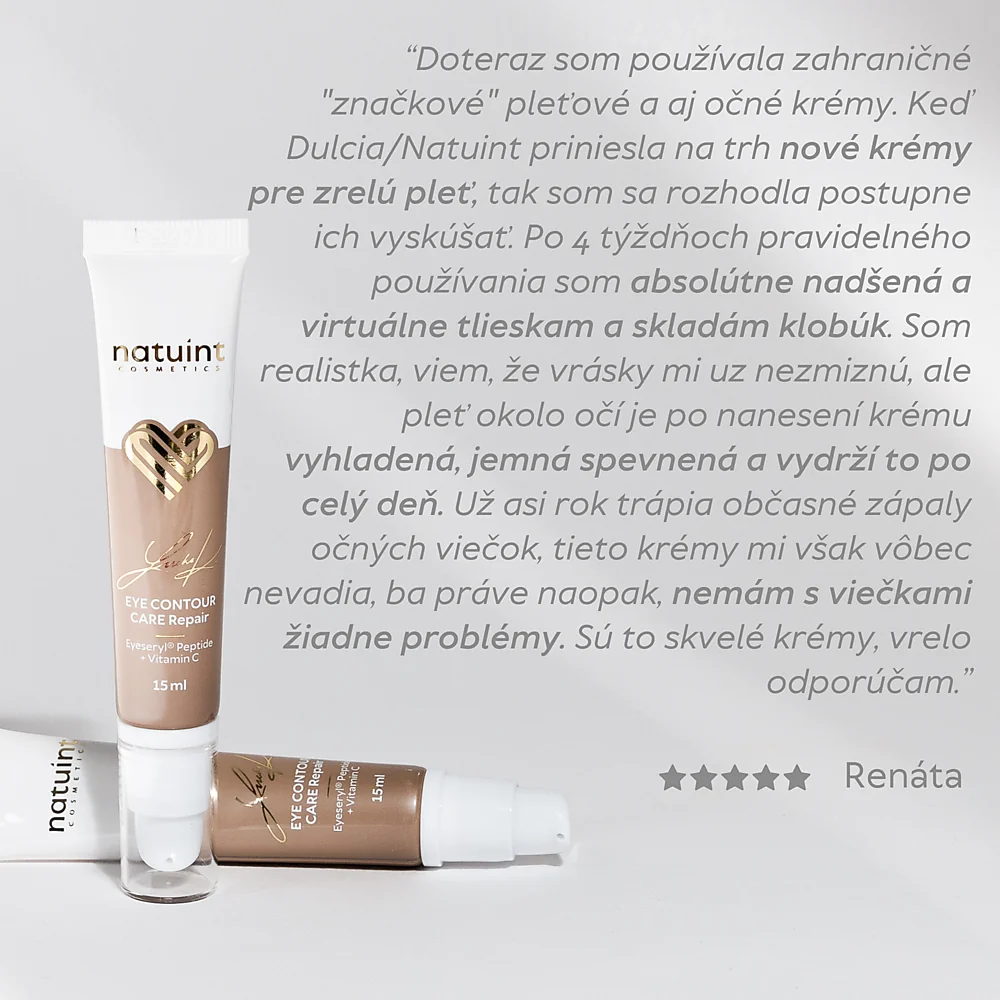 Natuint cosmetics - Exclusive - Vyhladzujúci očný krém - nočný Exclusive - Eye Contour Night Care