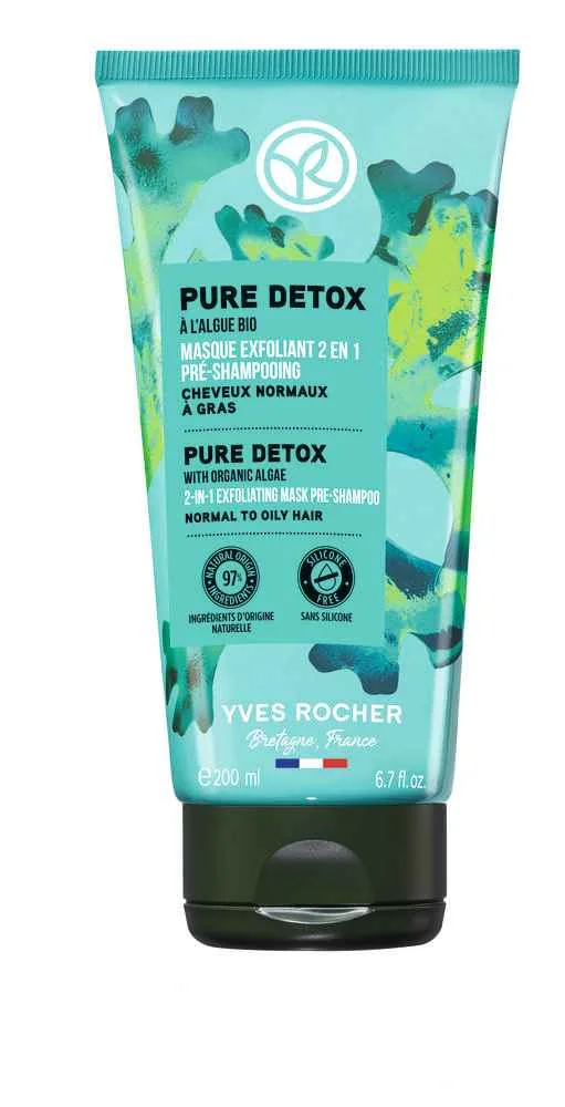 Yves Rocher Detoxikačná maska a peeling 2 v 1