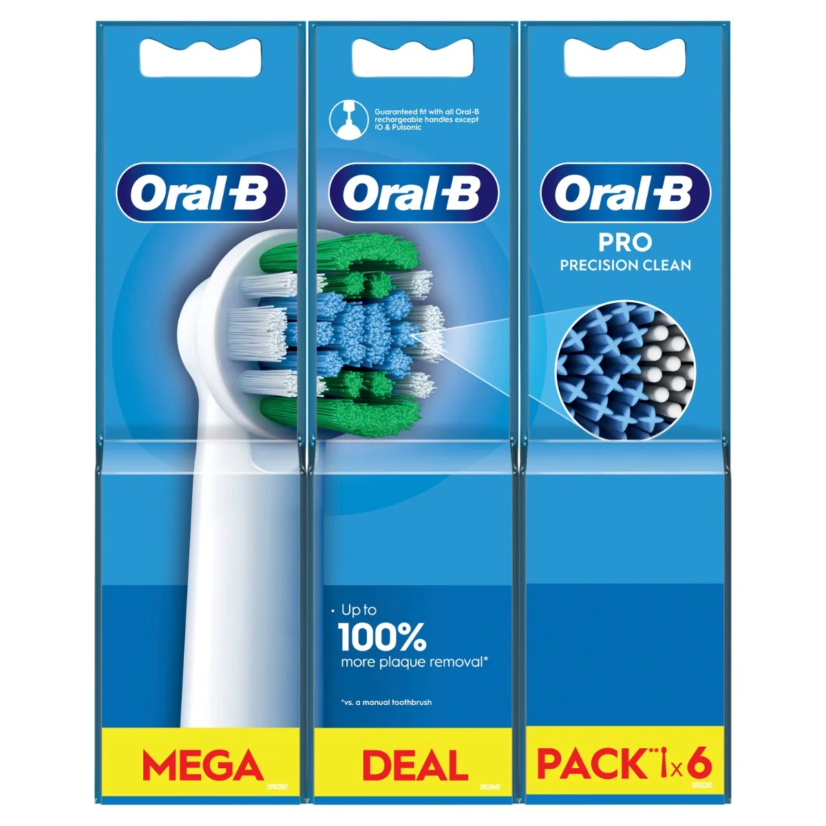 Oral-B Pro Precision Clean Čistiace Hlavice, 6 ks 1×6 ks, náhradné hlavice