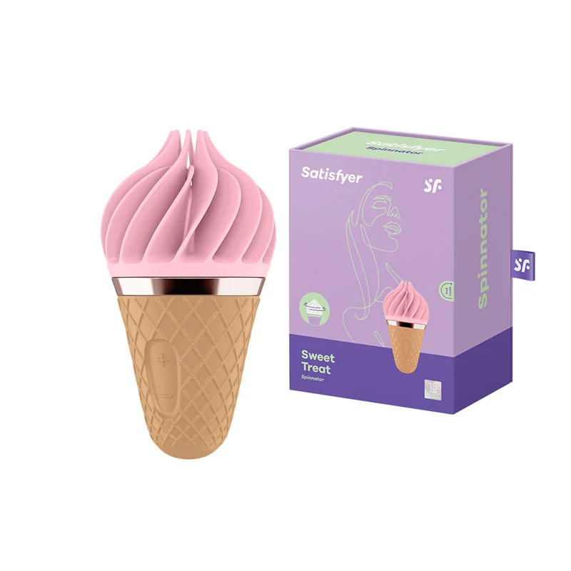 Satisfyer Sweet Treat rotač. vibrátor na klitoris white