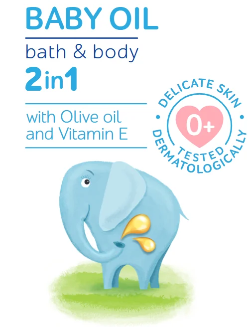 BEBELO Baby Oil 2in1 1×250 ml, detský kúpeľový a telový olej