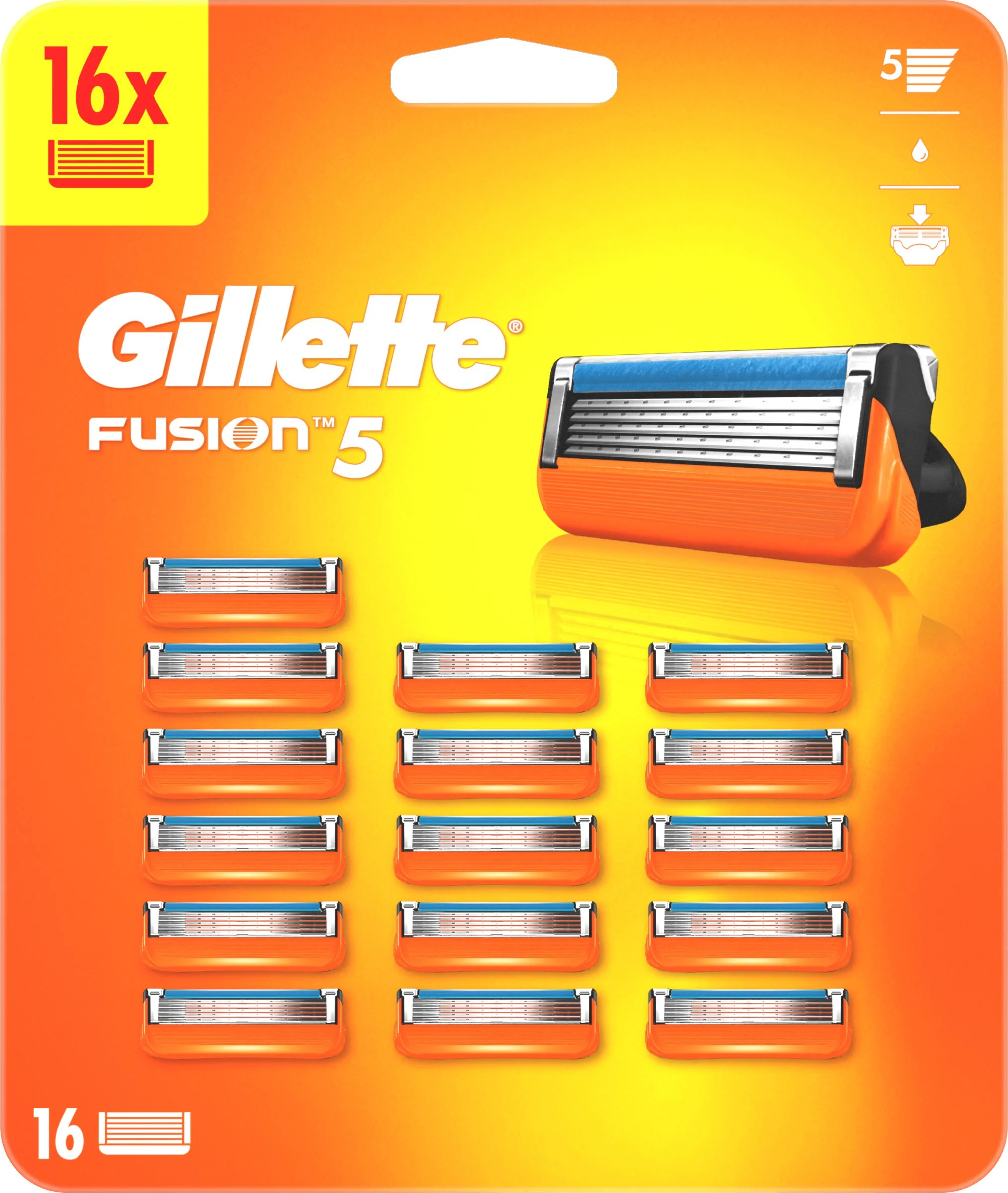 Gillette Fusion Náhradné hlavice