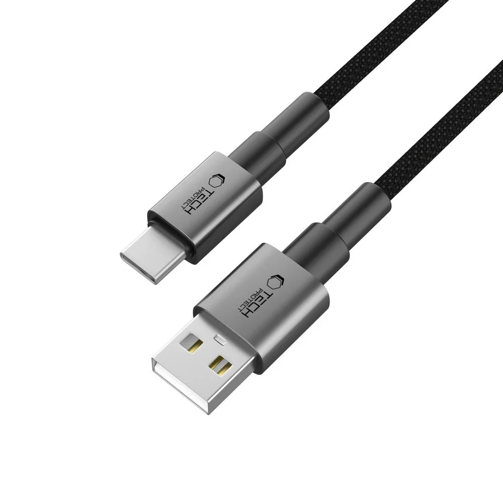 Tech-Protect Ultraboost DNA kábel USB / USB-C 15W / 3A 0.5m, šedý 