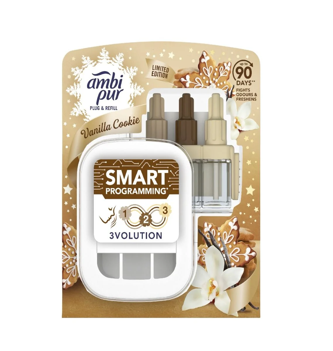 Ambi Pur Vanilla elektrický osviežovač vzduchu 1×20 ml, elektrický osviežovač vzduchu