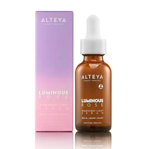 Alteya Organics širokospektrálne rozjasňujúce sérum Luminous Rose 1×30 ml, rozjasňujúce sérum