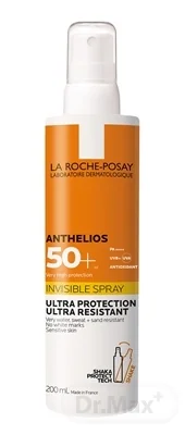 LA ROCHE-POSAY Anthelios Shaka Ultraľahký sprej pre citlivú pokožku tváre a tela SPF 50+ 200 ml