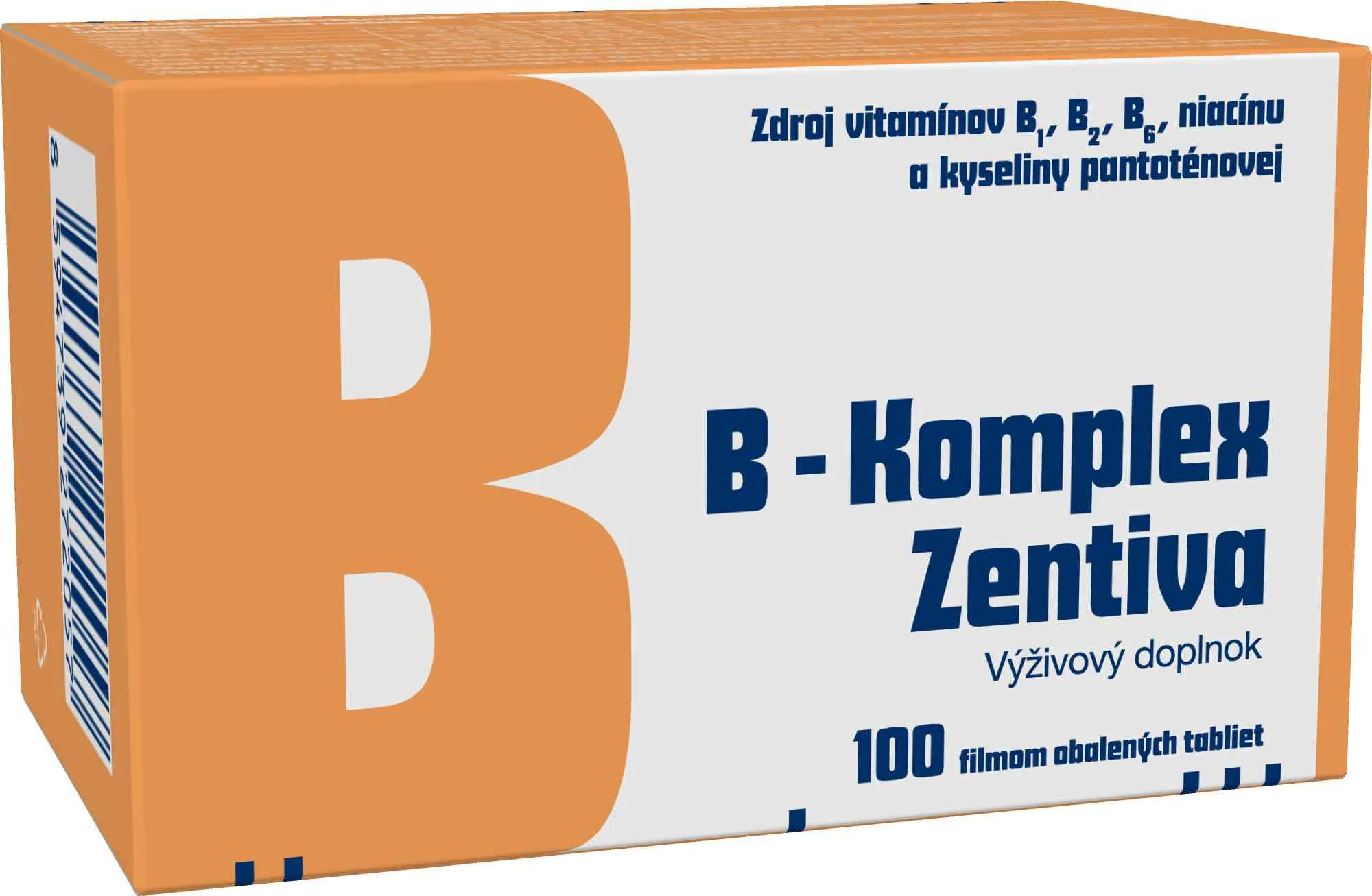 B-Komplex Zentiva 100 tbl 1×100 tbl, vitamín B