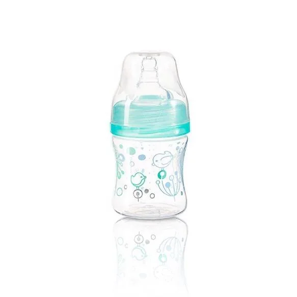 BABYONO Fľaša antikoliková Klasik mint 120 ml 0 m+