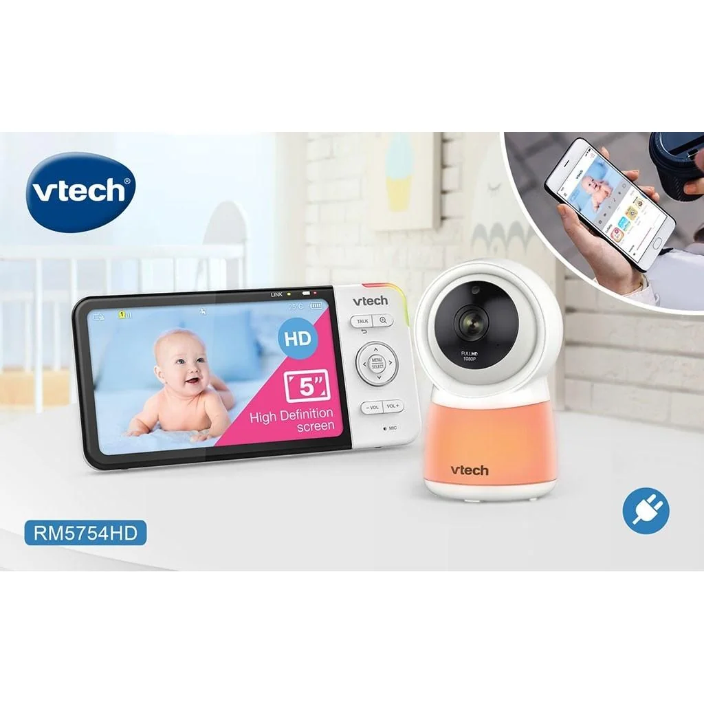 Video opatrovateľka Led+Kamera Vtech RM5754 HD , 20C51770 