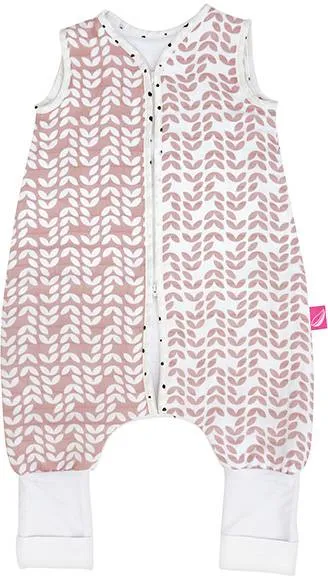 MOTHERHOOD Vak spací mušelínový s nohavicami Pink Classics 12-18m 0,5 tog 1×1 ks, spací vak