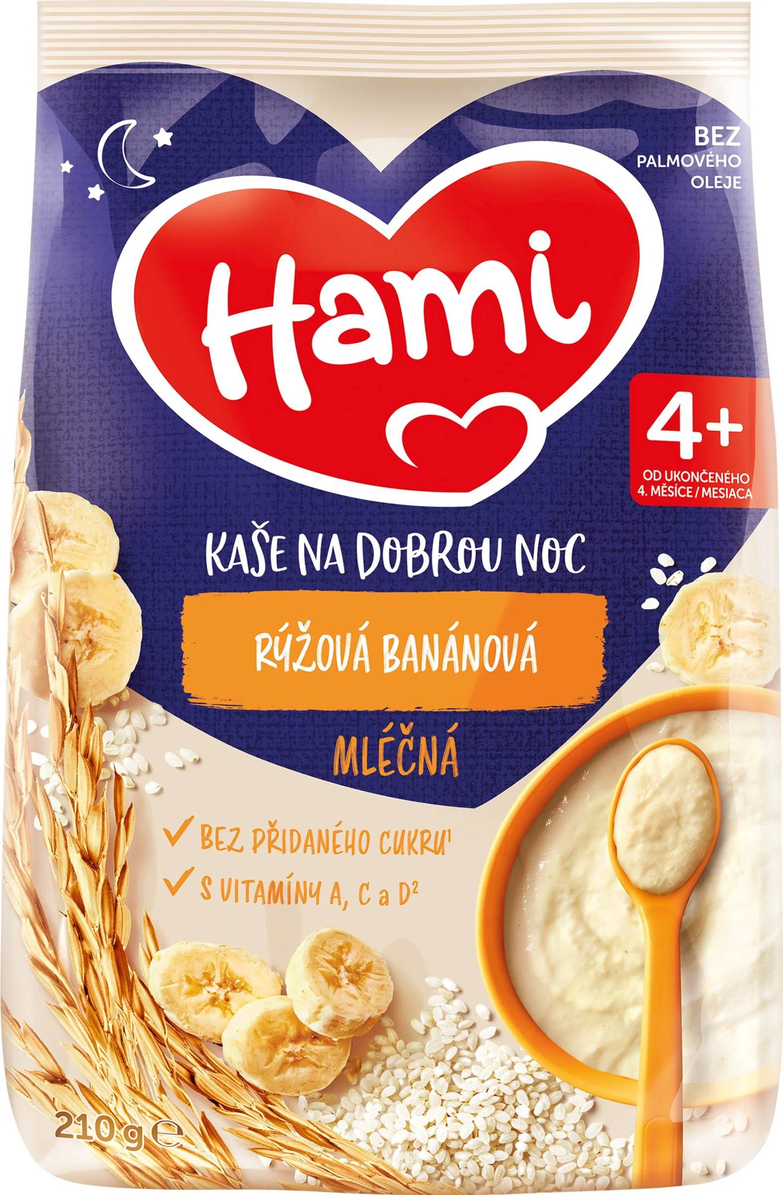 HAMI Mliečna kaša ryžová banánová