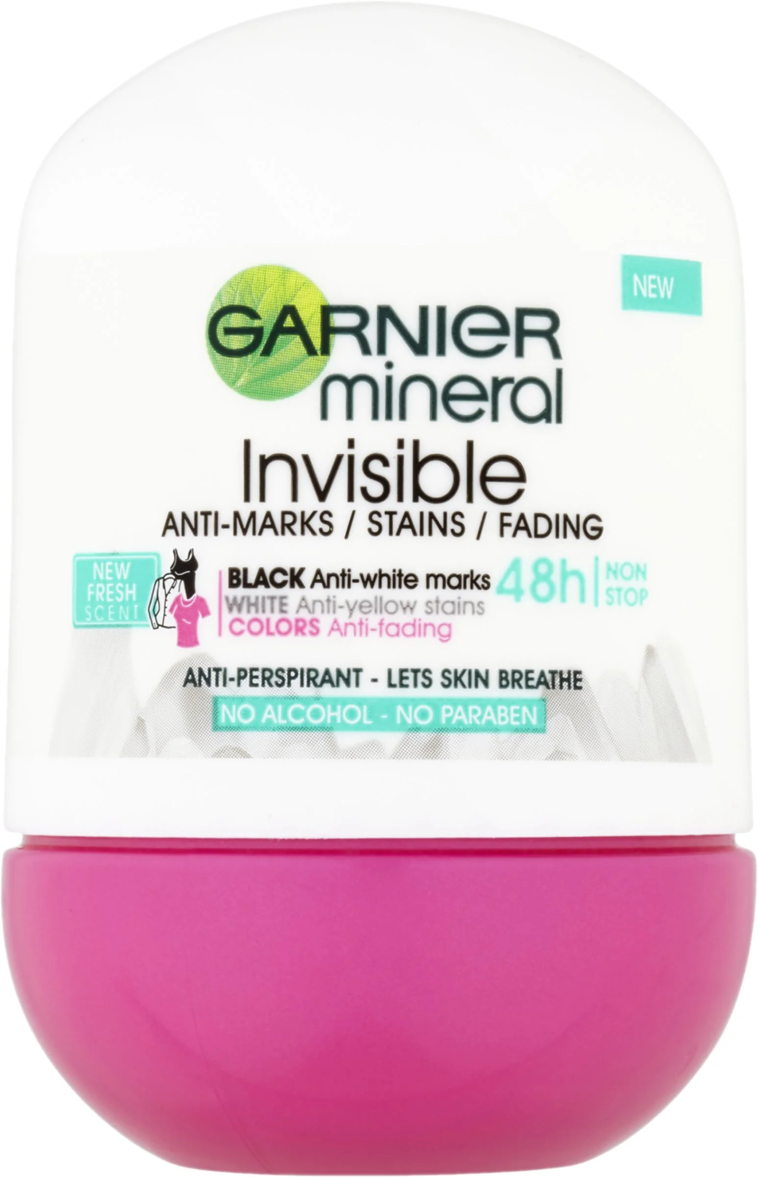 Garnier Invisible guľôčkový antiperspirant