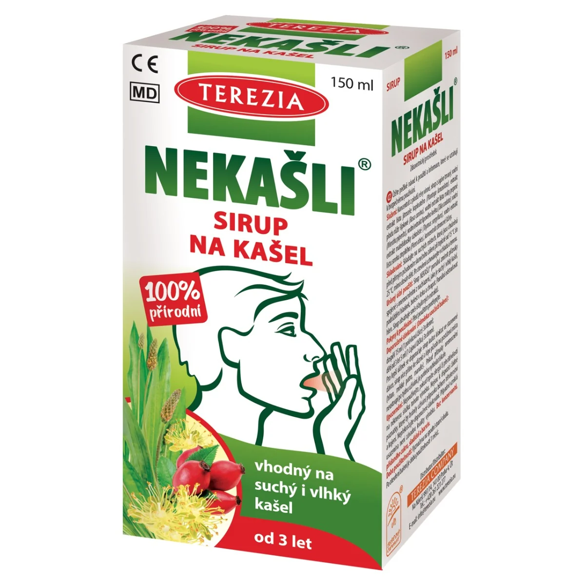 TEREZIA NEKAŠLI bylinný sirup na kašeľ