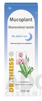 Mucoplant Skorocelový sirup Na dobrú noc