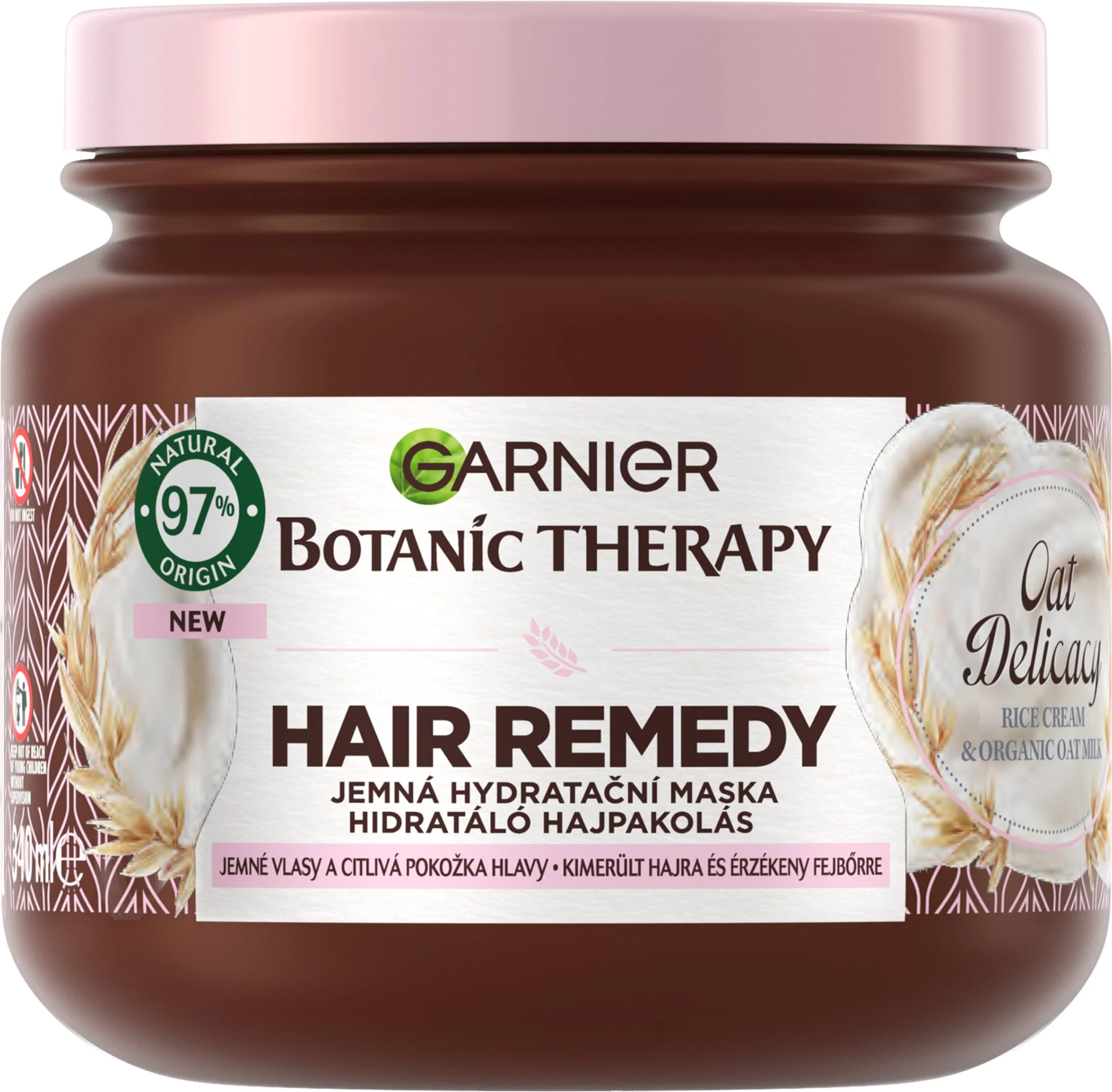 Garnier  Botanic Therapy Hair Remedy Oat Delicacy jemná hydratačná maska na vlasy