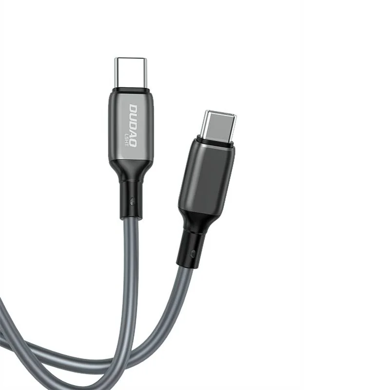 Dudao L5HT kábel USB-C / USB-C PD 100W 1m, sivý 