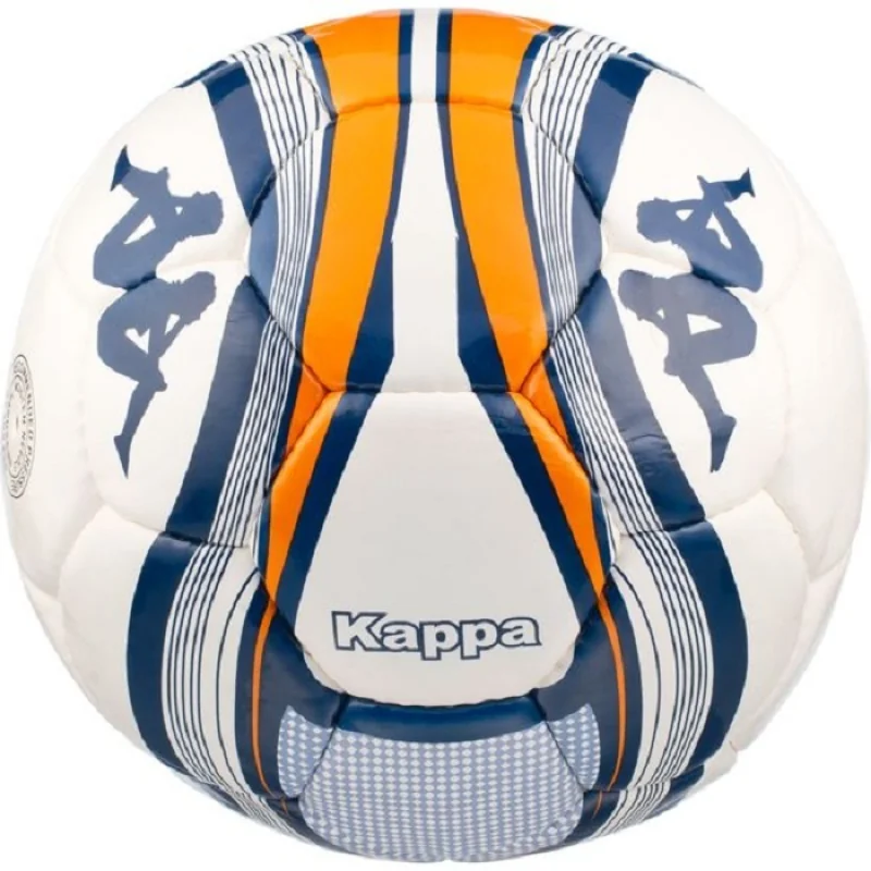 Kappa Milano Futbalová lopta, biela/modrá/oranžová, veľ. 5 94407