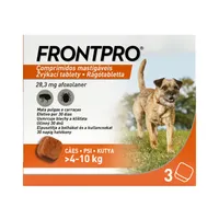 FRONTPRO® antiparazitárne žuvacie tablety pre psy (4-10 kg)
