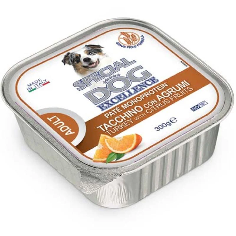 MONGE SPECIAL DOG EXCELLENCE FRUITS pate morka,ryža & citrus 300g vanička