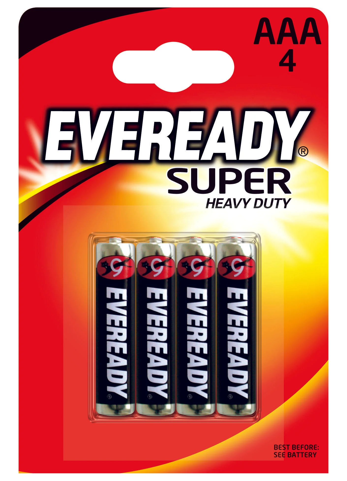 Energizer Eveready Super Heavy Duty AAA R03/4 1,5V 4ks 7638900227550