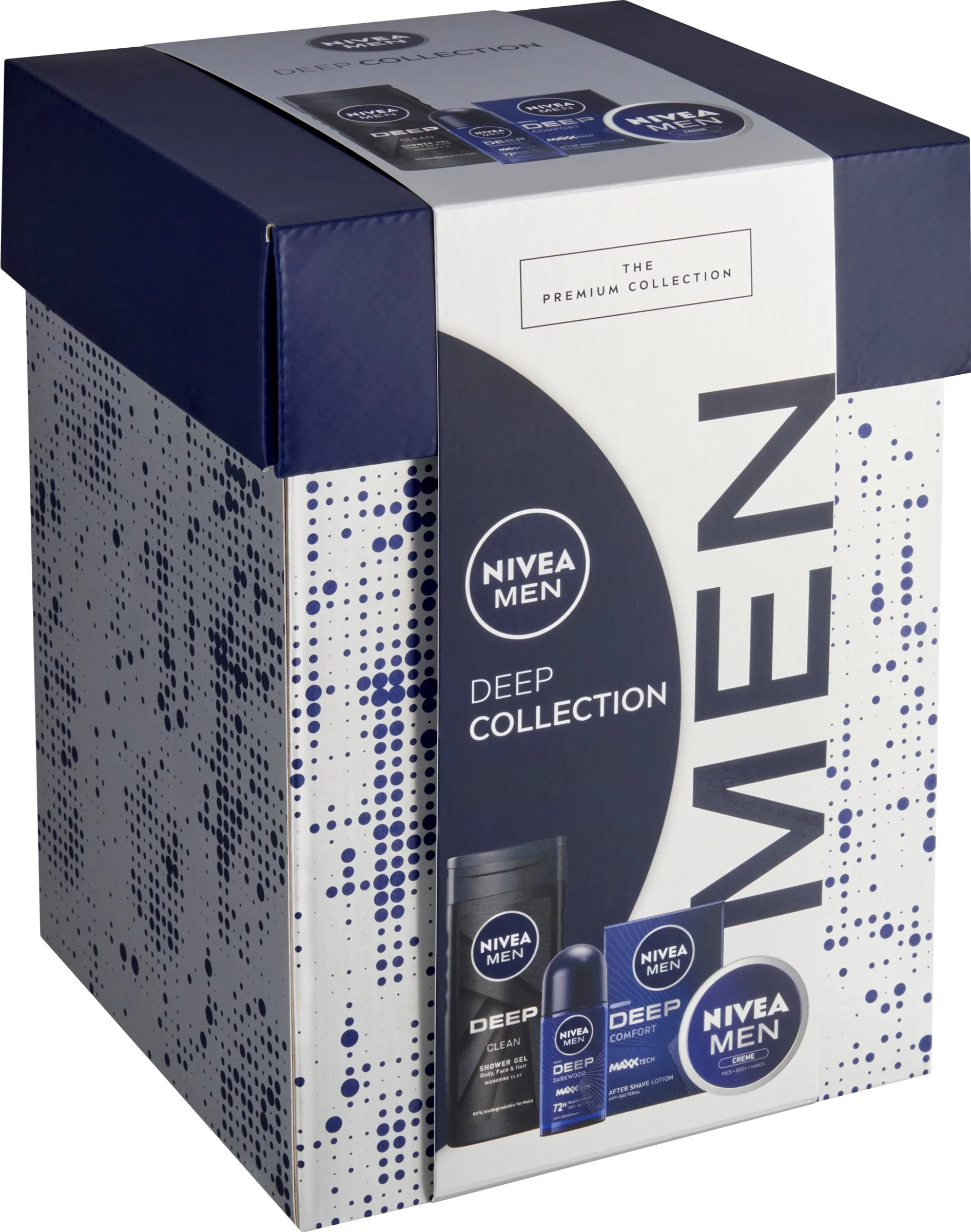 NIVEA MEN BOX LOTION DEEP 1×1 ks, darčekové balenie