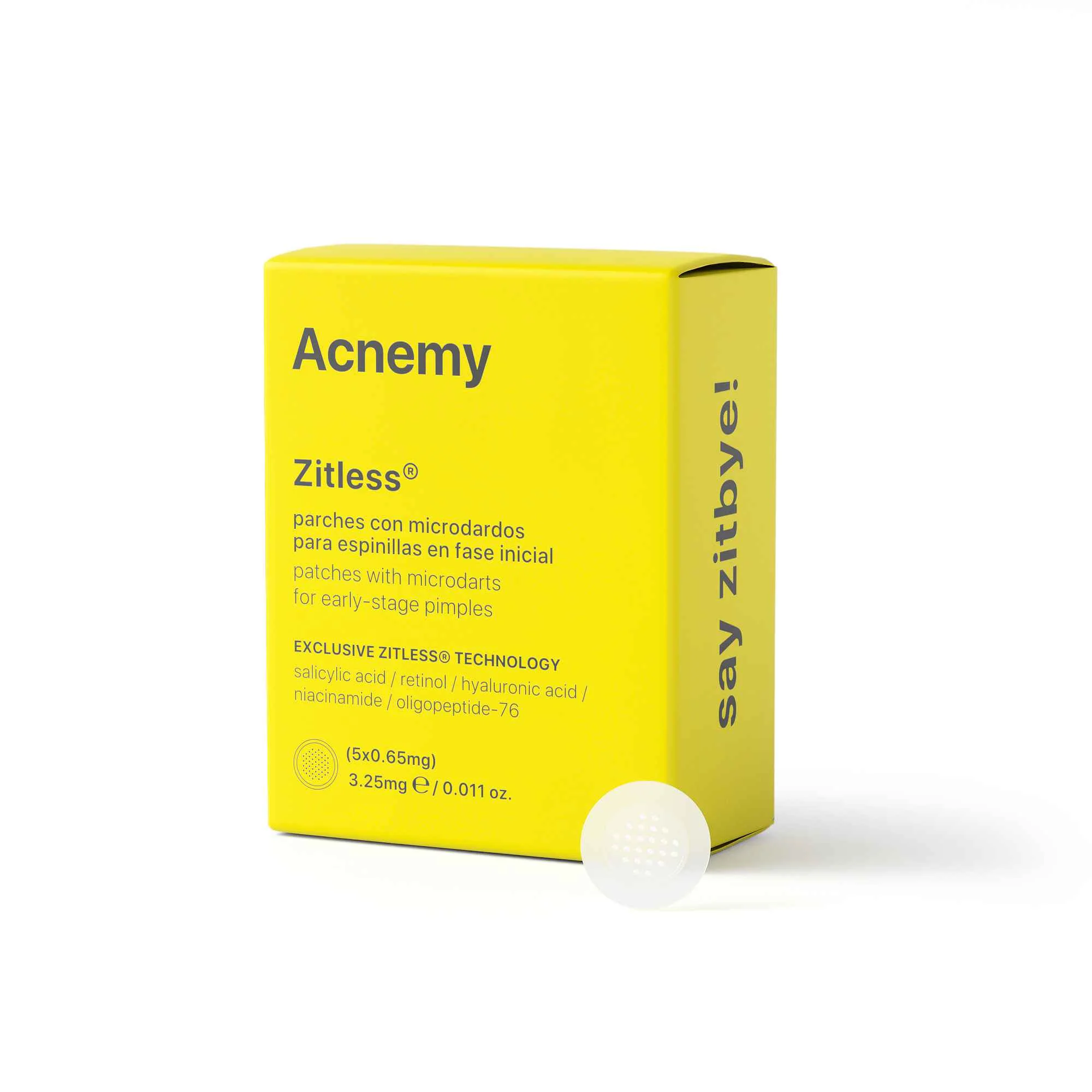 ACNEMY ZITLESS 5x0,65MG 1×5 ks ACNEMY ZITLESS, 65MG