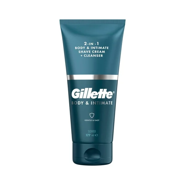 Gillette Intimate prípravok na holenie slabín a umývacia emulzia