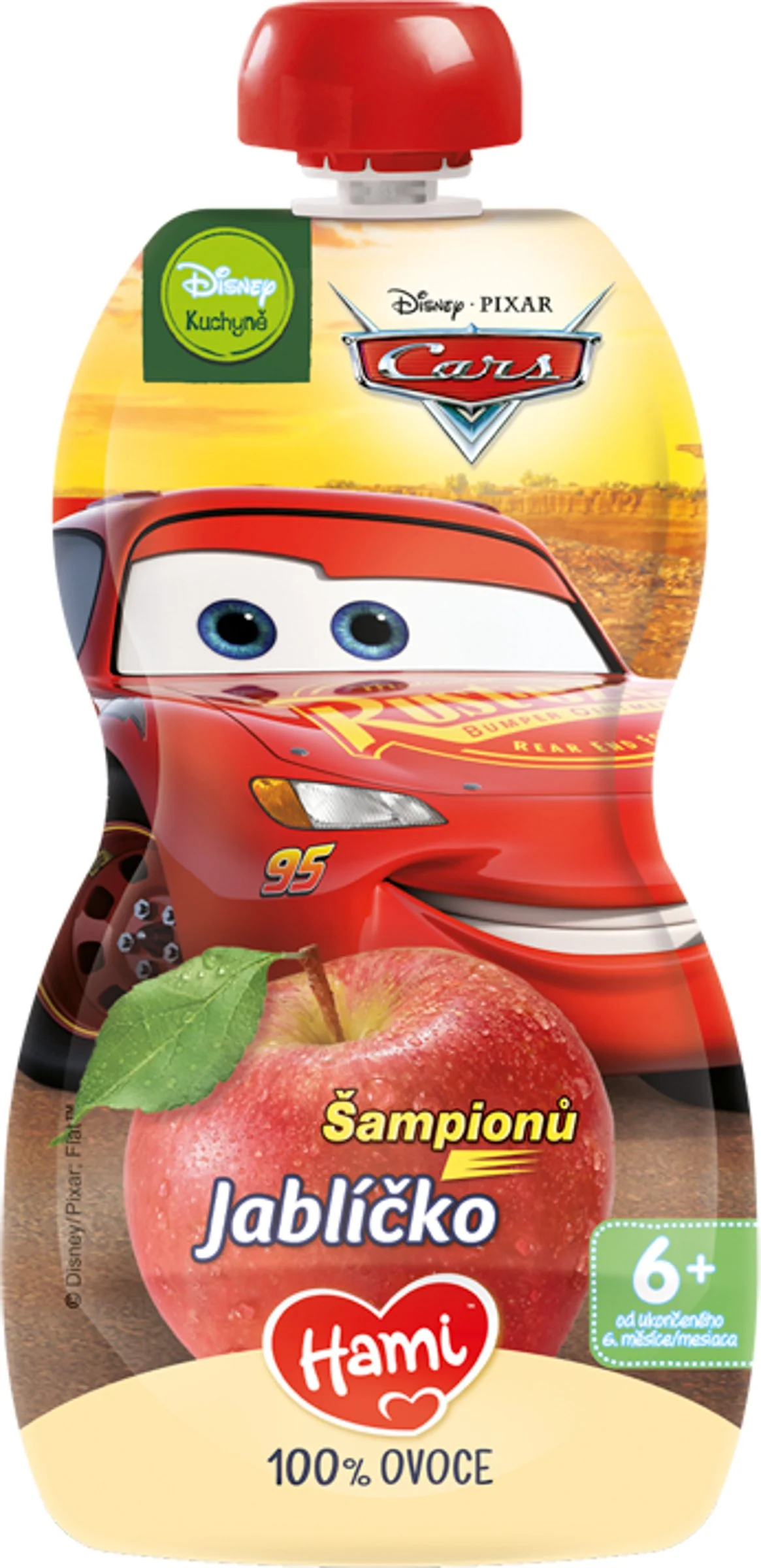 HAMI Disney Cars kapsička Jabĺčko