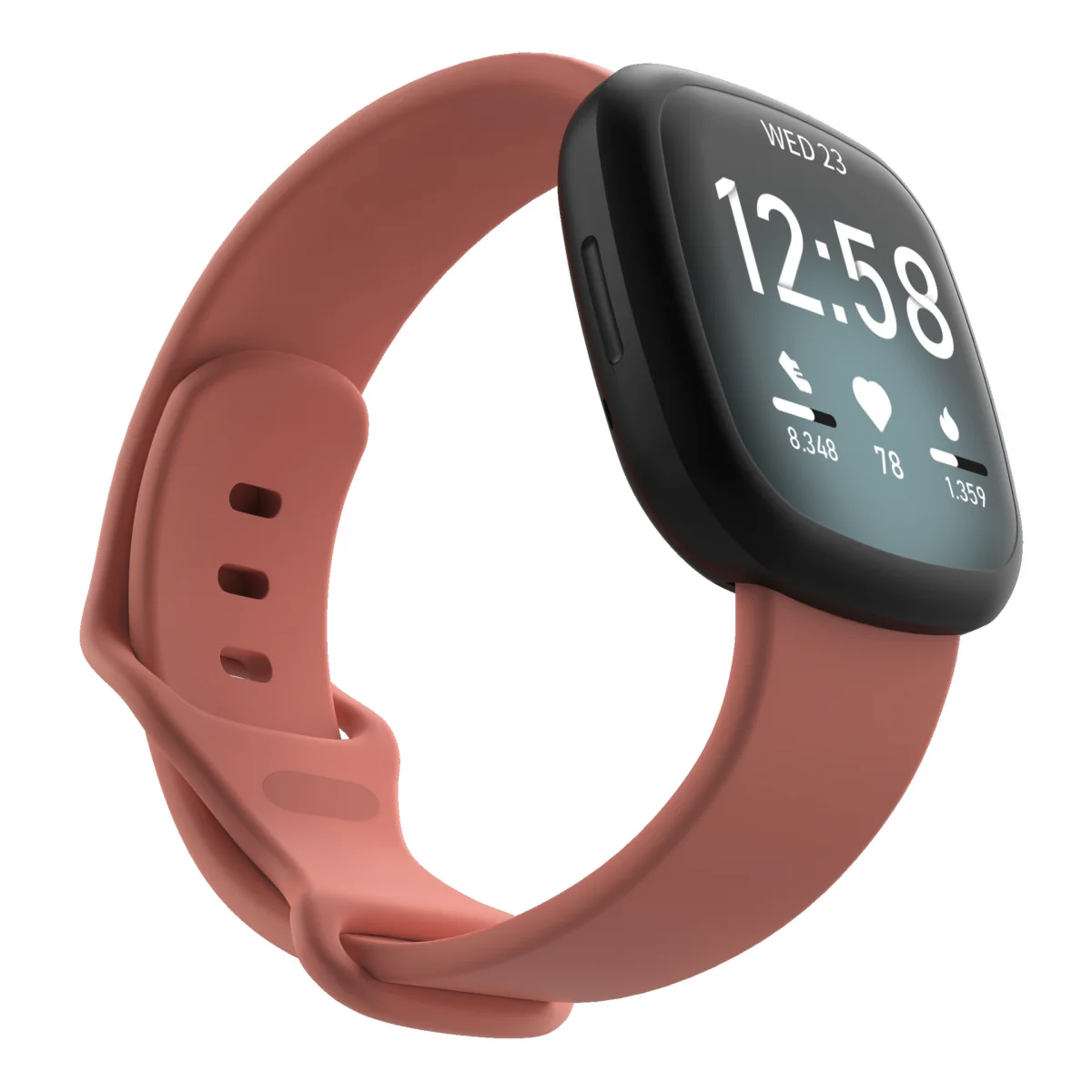 BStrap Silicone (Large) remienok na Fitbit Versa 3, orange