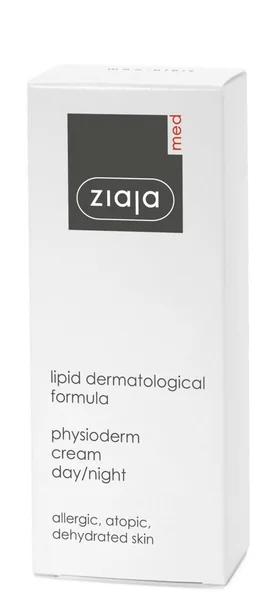 Ziaja Med Lipid - fyzioderm krém na deň/noc na alergickú, atopickú a dehydrovanú pleť 1×50 ml, fyzioderm krém