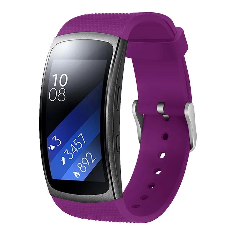 BStrap Silicone Land remienok na Samsung Gear Fit 2 dark purple