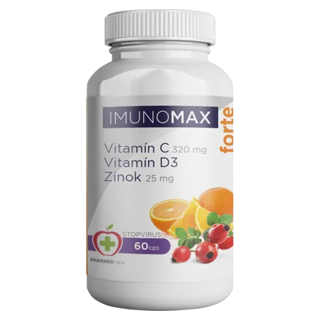 IMUNOMAX  forte Vitamín C+D+Zinok - Pharmed New