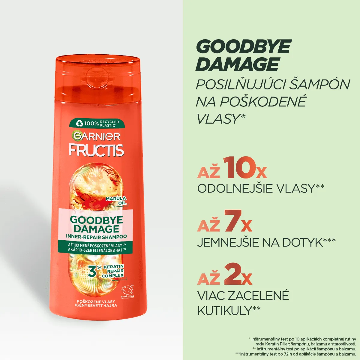 Garnier Fructis šampón Goodbye damage 1×400 ml, šampón
