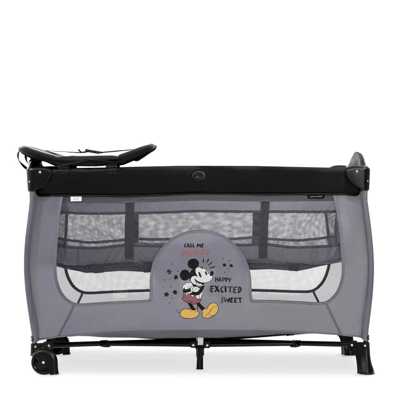 HAUCK - Sleep N Play Center postieľka s prebal.pultom, Mickey Mouse Grey 