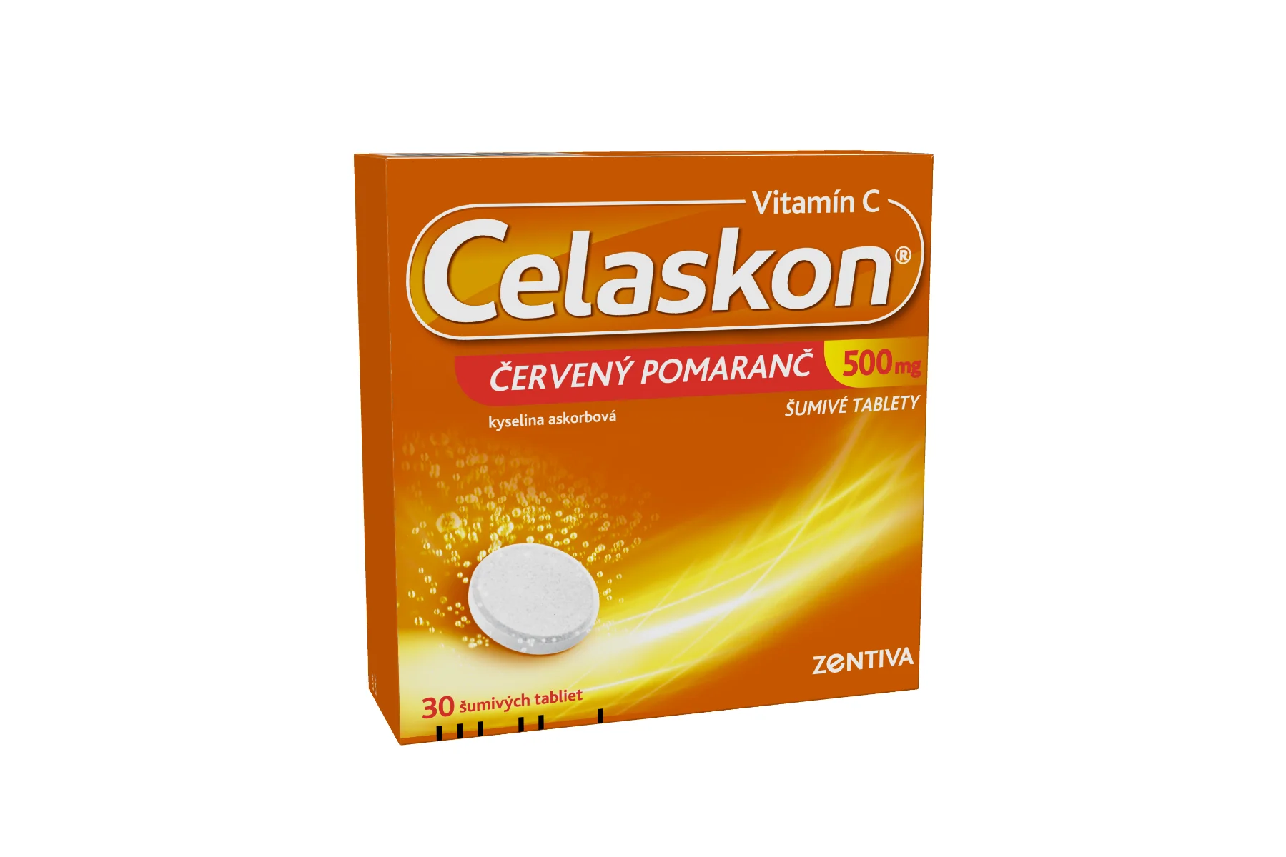 Celaskon 500 mg červený pomaranč