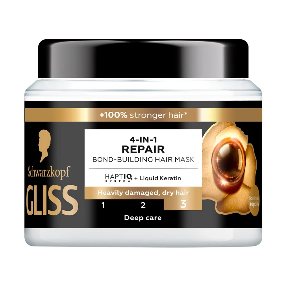 Schwarzkopf Gliss vlasová maska 4v1 Repair 1×400 ml, maska na vlasy