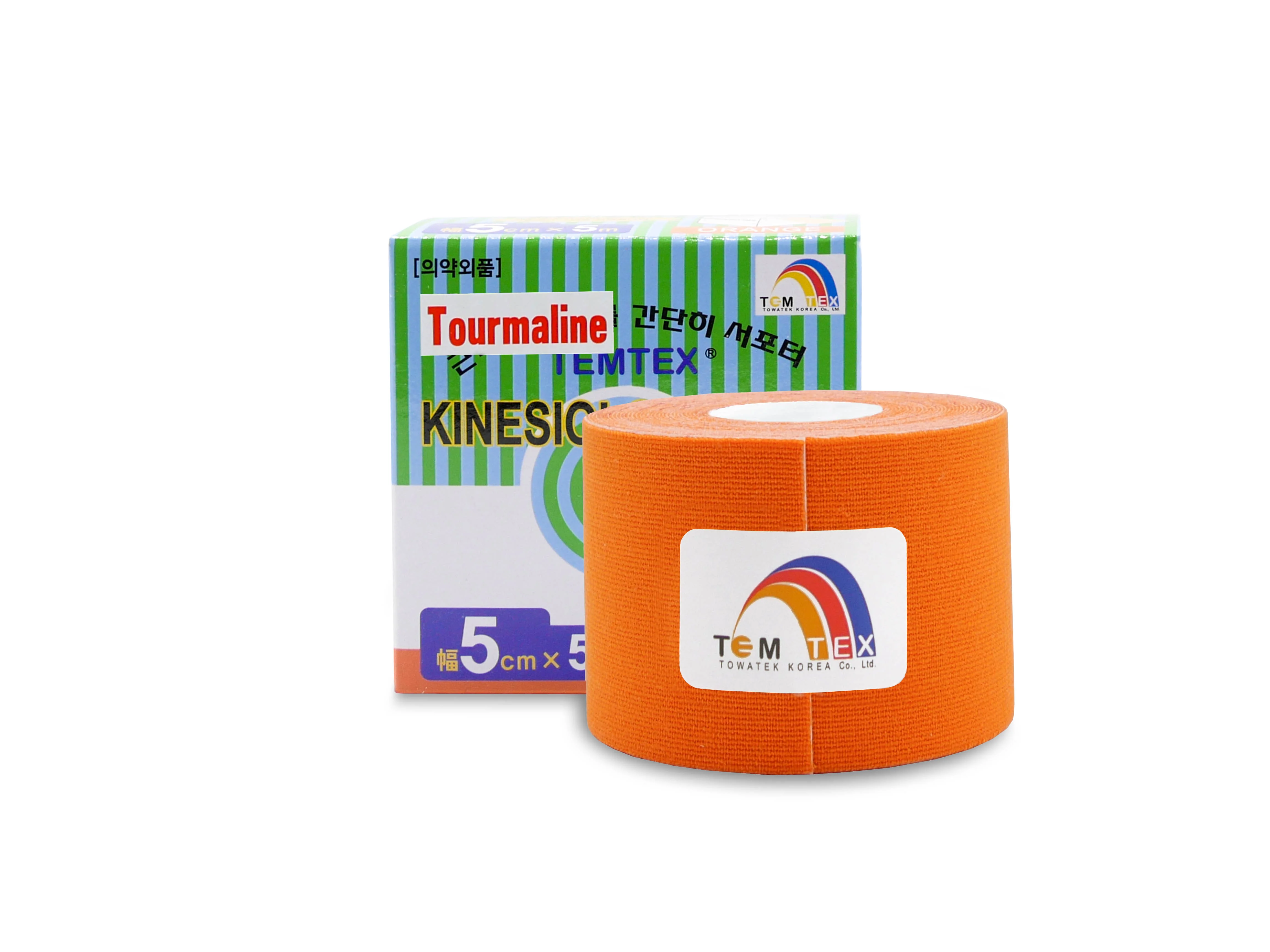 TEMTEX tape Tourmaline 5 cm x 5 m oranžový