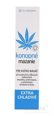 Konopné mazanie extra chladivé