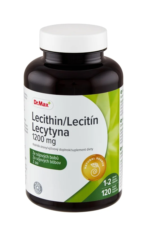 Dr. Max Lecitín 1200 mg 1×120 cps, výživový doplnok