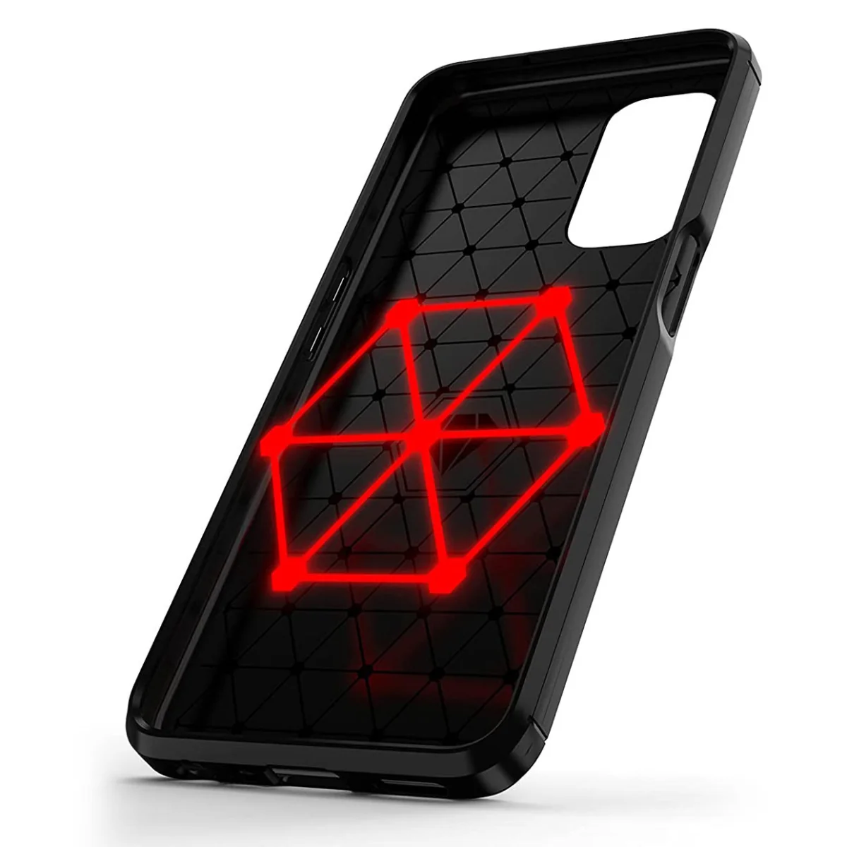 MG Carbon Case Flexible silikónový kryt na OnePlus Nord N200 5G čierny