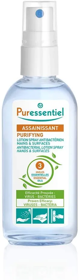 PURESSENTIEL Antibakteriálny roztok na povrchy  80 ml