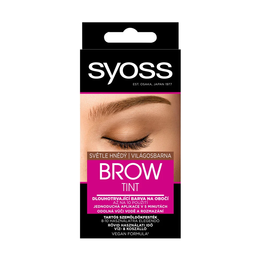 Syoss Brow Tint farba na obočie Svetlohnedý