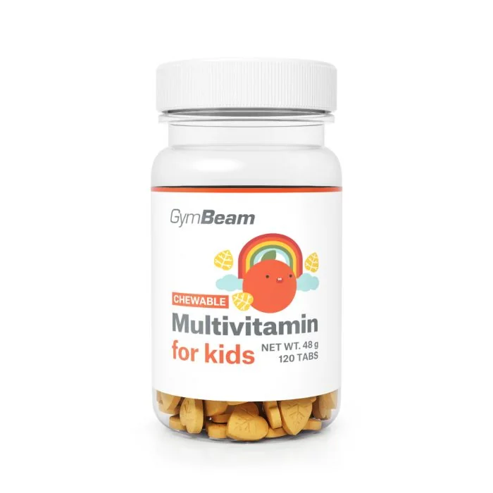 Gymbeam multivitamín pre deti 120tbl pomaranč