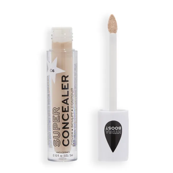 Revolution Relove, Super Concealer Radiant Matte C6, korektor 1×3 ml, korektor