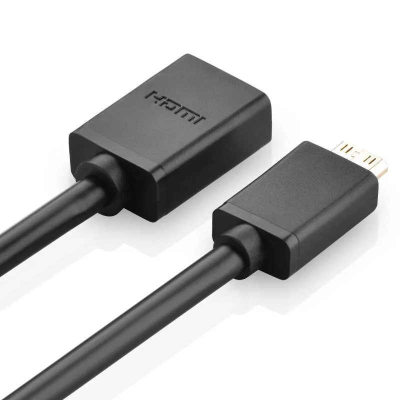 Ugreen 20137 adaptér Mini HDMI - HDMI, M/F, čierny 