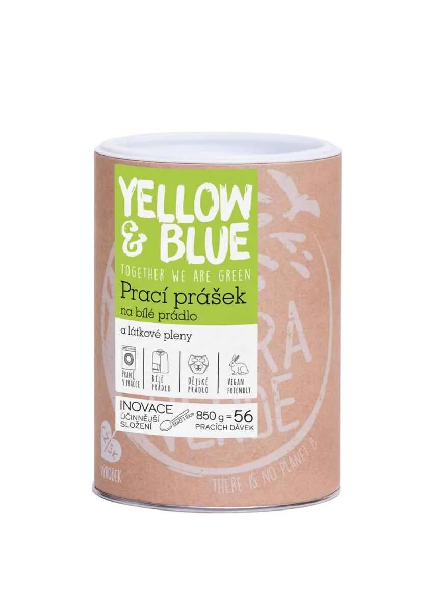 TIERRA VERDE  Prací prášok na bielu bielizeň a plienky (dóza 850 g)