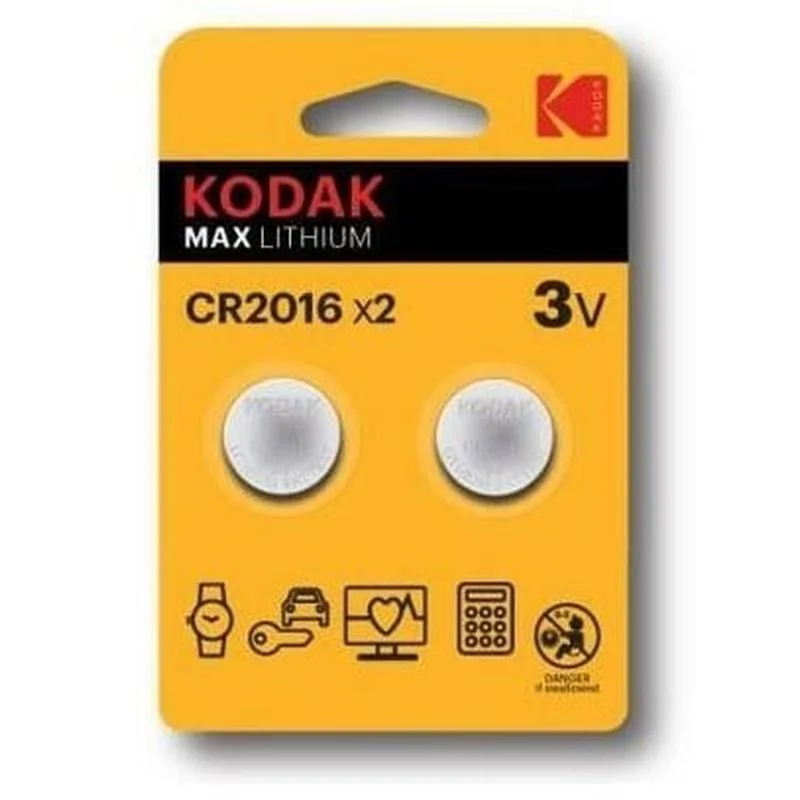 Kodak Max Lithium CR2016 3V lítiové gombíkové batérie 2ks 0887930417661